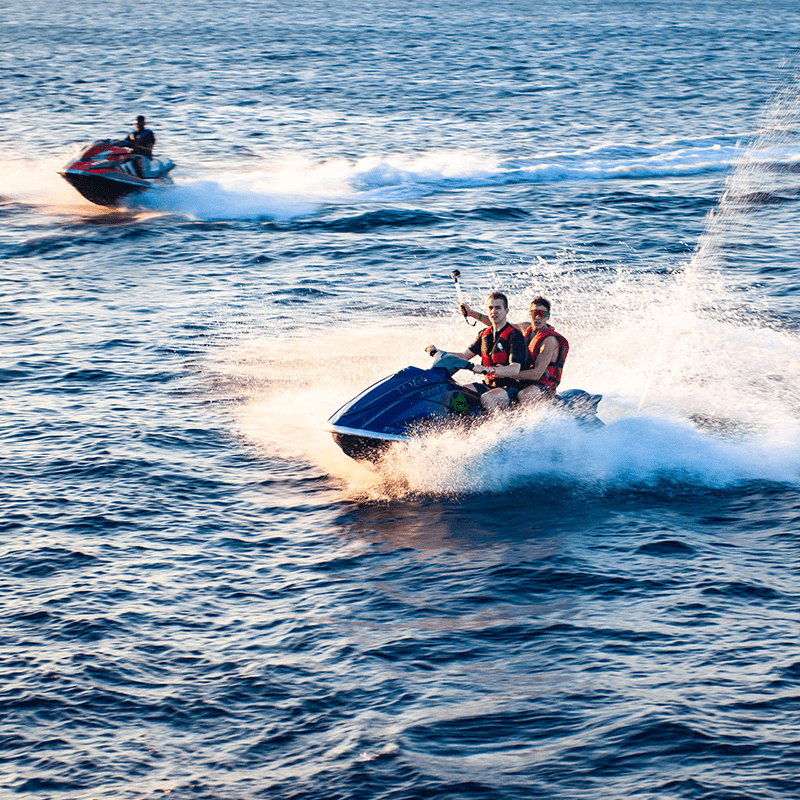 jet skiing