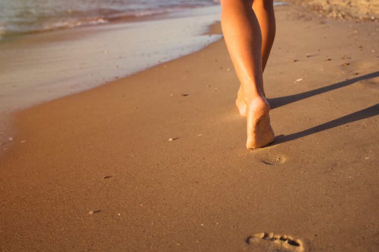 Benefits Of Walking On The Beach Barefoot Atlantic View 